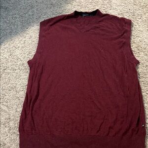 Nautica Maroon Sweater Vest